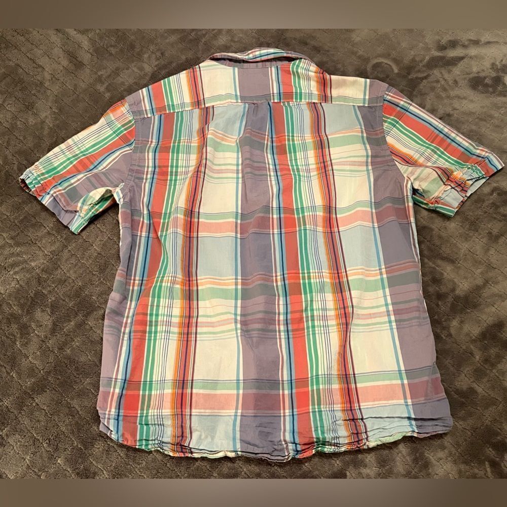 Colorful Short Sleeve Men’s H&M Button Down - Picture 2 of 6
